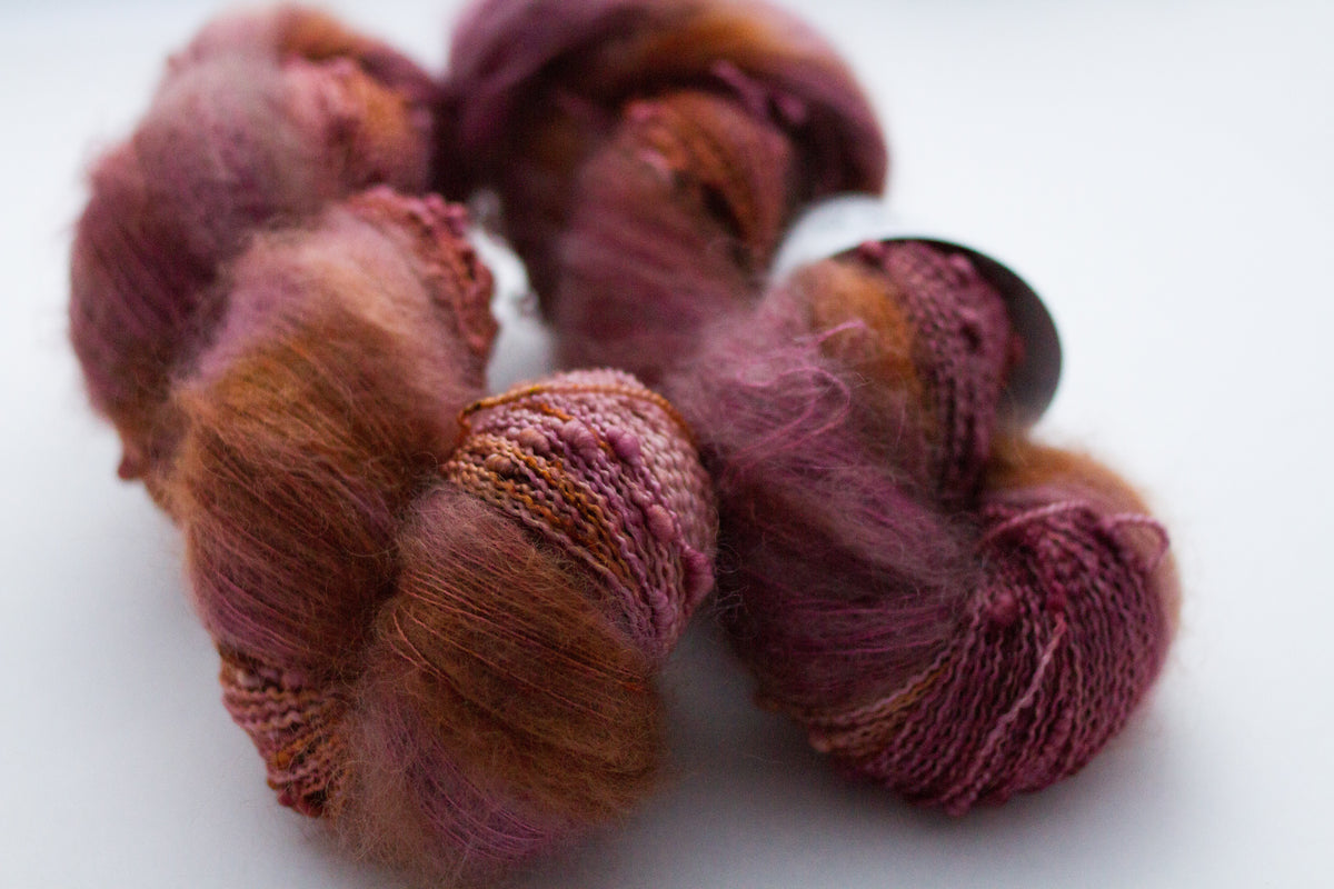 Hand-Dyed Yarn Set Merino/Nylon Sock Weight Pink Monarch